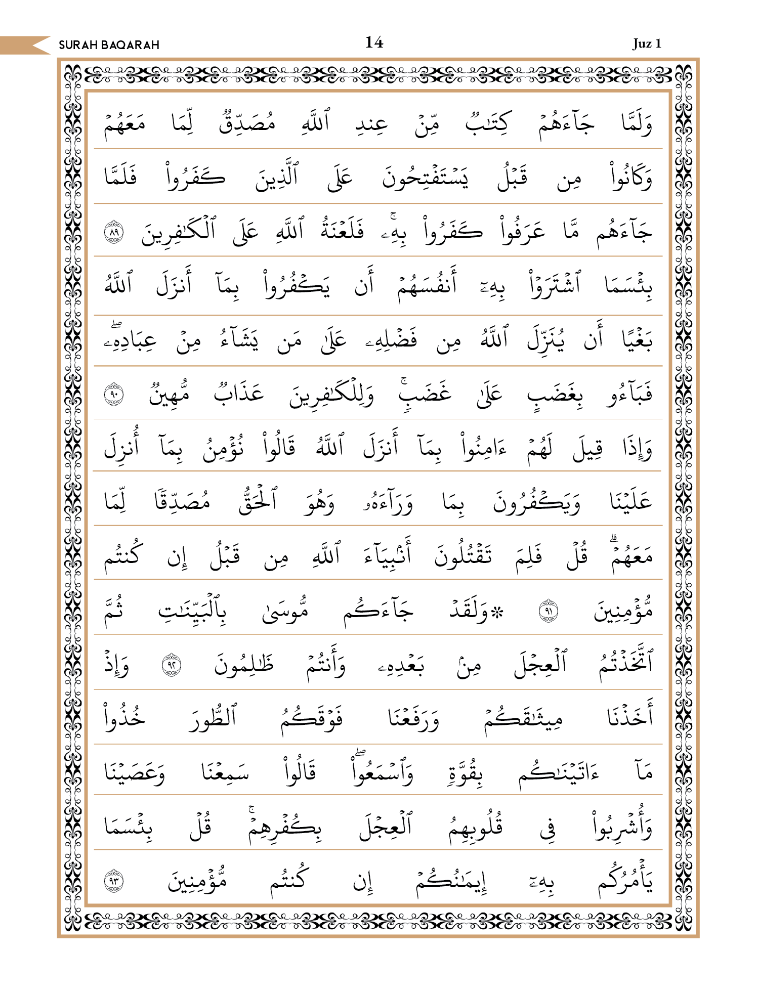 Quran Page 14